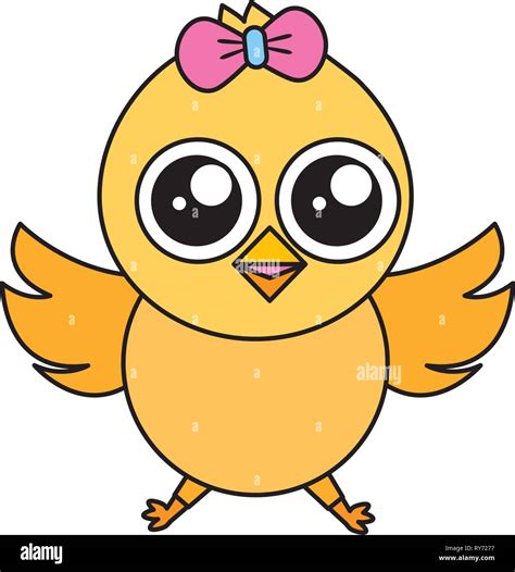 Cute Chick Female Cartoon Stock Vector Image And Art Alamy