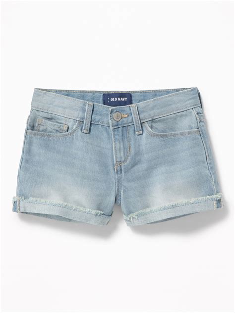 Rolled Cuff Jean Cut Off Shorts For Girls Old Navy