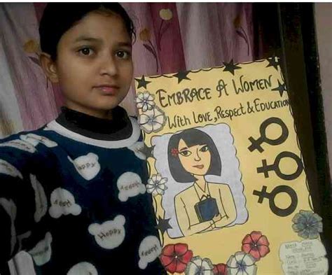 Kmv Celebrates National Girl Child Day By Organising Poster Making