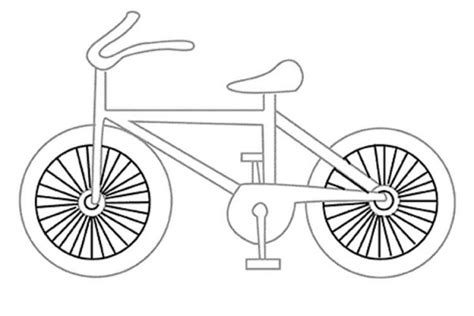 How To Draw A Bike In Easy Steps For Kids And In Colourful Pictures