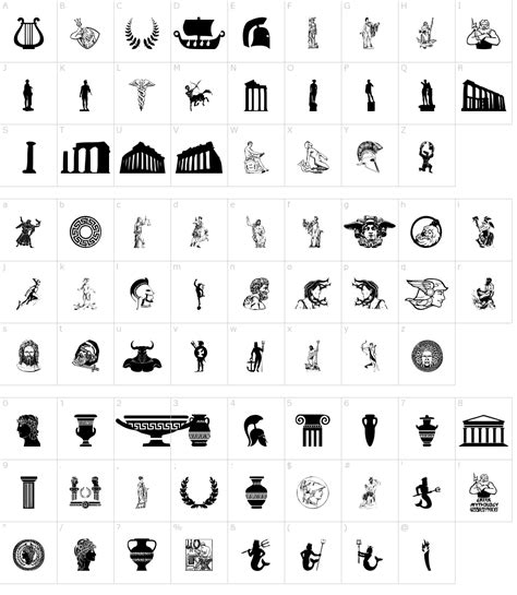 Greek Mythology Font Download