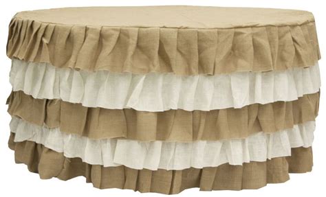 Burlap 120 Round Tablecloth Natural Tan Fitted Tablecloths Burlap