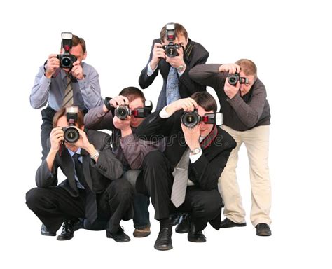 Paparazzi Stock Image Image Of Focus Conference Adults 3818143