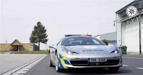 Ferrari Used In Illegal Street Racing Converted Into Czech Police Car