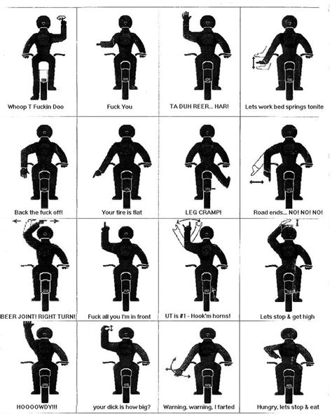 Bicycle Hand Signals Motorcycle Safety Foundation® Motorcycle
