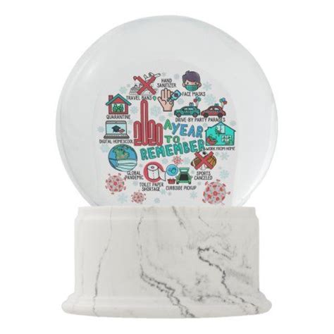 2020 Highlights A Year To Remember Christmas Funny Snow Globe Zazzle