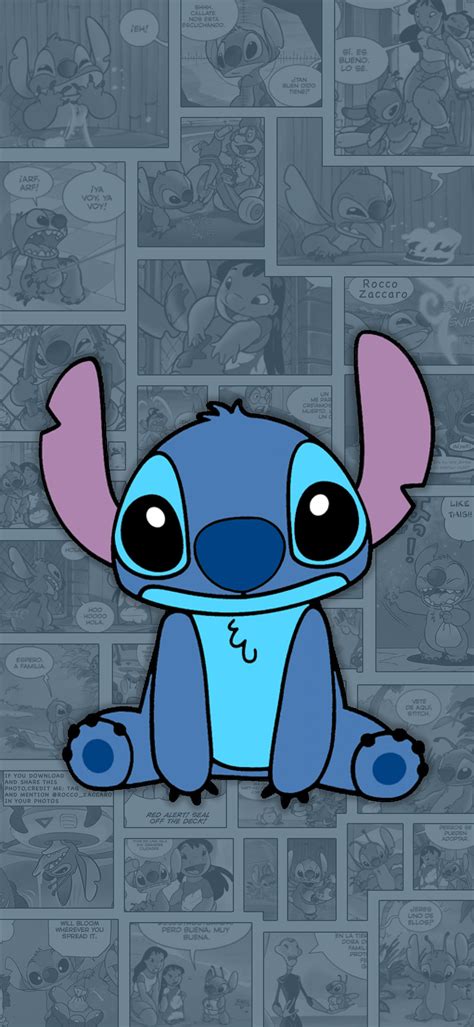 29 Stitch Wallpaper Gambar Putih