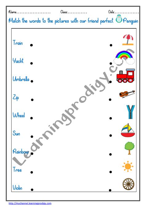 Nursery English Worksheets Archives Learningprodigy Vocabulary