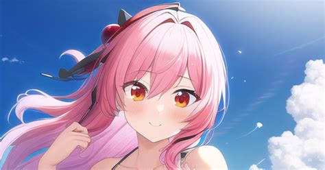 Ai Ai Pinkhair Summer Generated By Aiのイラスト Pixiv