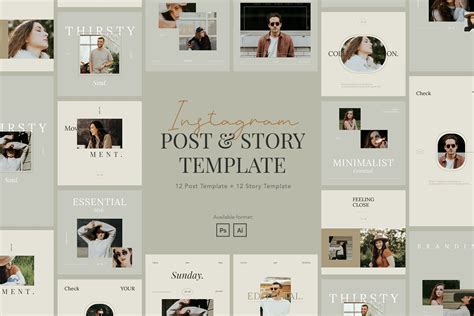Minimalist Instagram For Creator Design Templates Peterdraw Studio