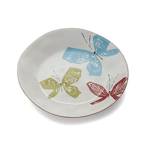 Marin Butterflies Dinner Plate Crate And Barrel Dining Plates Kithen