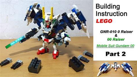 Building Instruction Sd Lego 00 Gundam Part 2 Mobile Suit Gundam