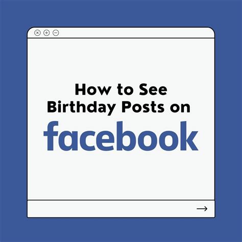 Cant See All My Birthday Posts On Facebook App Timeline Fix Turbofuture