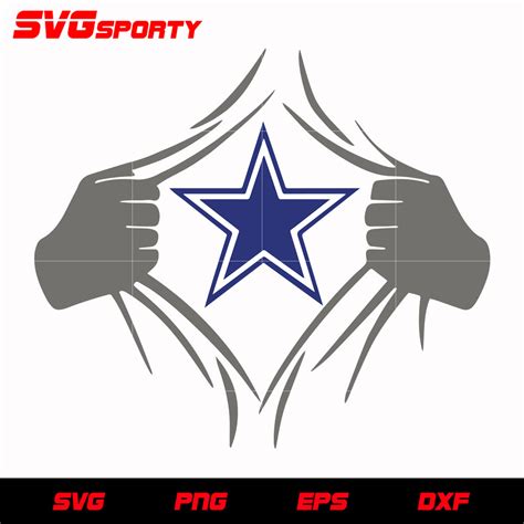 Dallas Cowboys Star Svg Nfl Svg Eps Dxf Png Digital File Svg Sporty