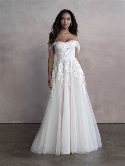 Off The Shoulder A Line Tulle Wedding Dress Kleinfeld Bridal