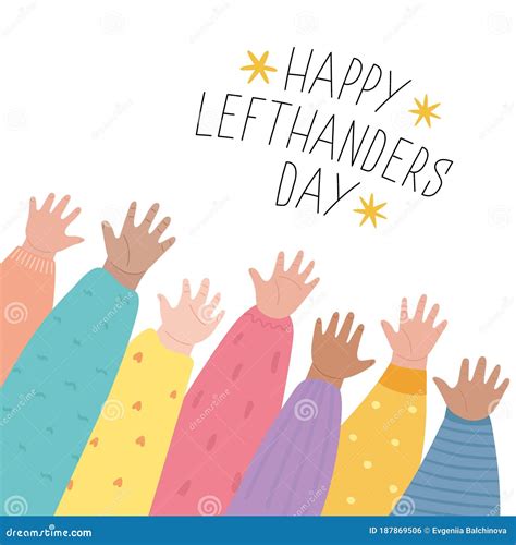 Happy Left Handers Day Design Collection Of Left Handers Day Design
