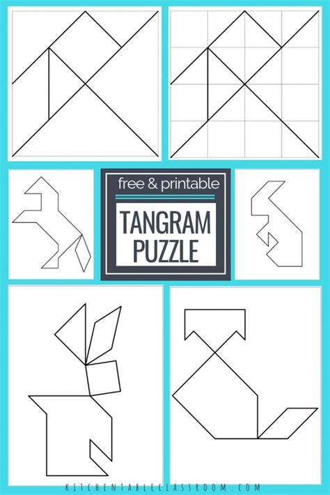 Create and share photo puzzle games out of any picture. Printable Tangrams - An Easy DIY Tangram Template - The ...