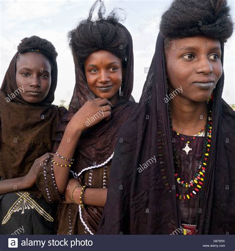 Download This Stock Image Wodaabe Tribal Women During Gerewol Festival
