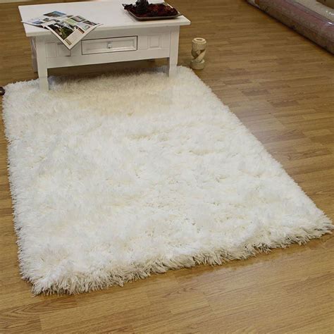 Great savings & free delivery / collection on many items. Large White Fluffy Rug | Fluffy rug, White fluffy rug, Buying carpet