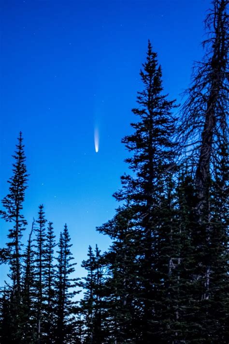 See The Neowise Comet In The Heavens Above Utah In July