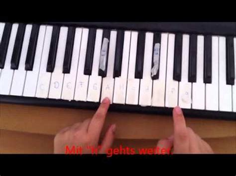 Klavier lernen ohne noten (tasten auswendig lernen). Klavier Beschriften : Klavier + Keyboard Noten-Aufkleber für 49 | 61 | 76 | 88 ... / Faire le a ...