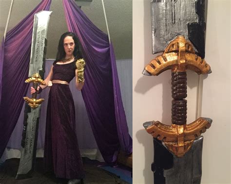 Thanos Sword Full Size Made To Order Etsy Cosplay Sword Cosplay Gear