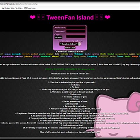 Screenshot Of The Darknet Forum Tweenfan Island Download Scientific Diagram