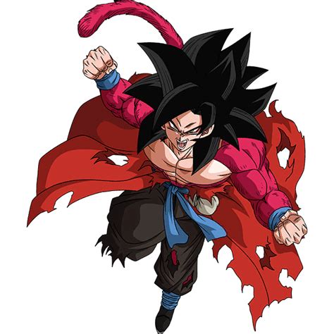 Goku Xeno Super Saiyan 4 Render By Dragonmarc33 On Deviantart