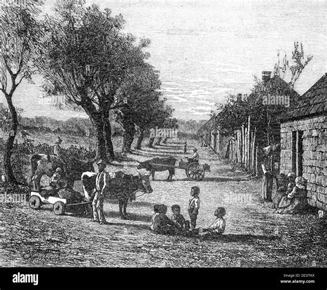1800 S 1860 S 1870 S African American Village In Georgien