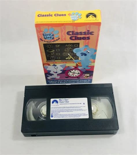 BLUES CLUES CLASSIC Clues VHS Nick Jr Blues Clues 8 53 PicClick UK