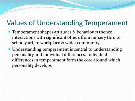 PPT - Temperament PowerPoint Presentation, free download - ID:341701