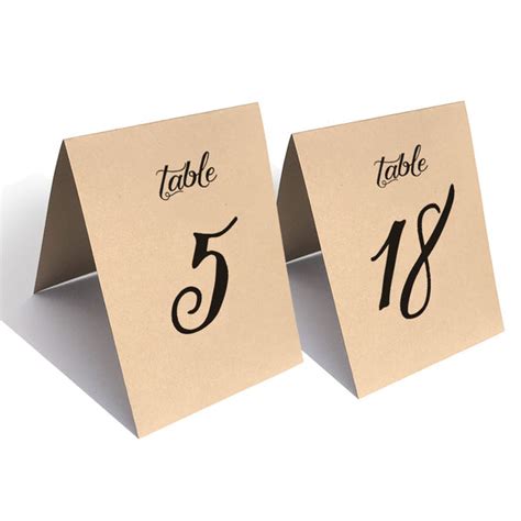 Diy Printable Table Numbers Artision