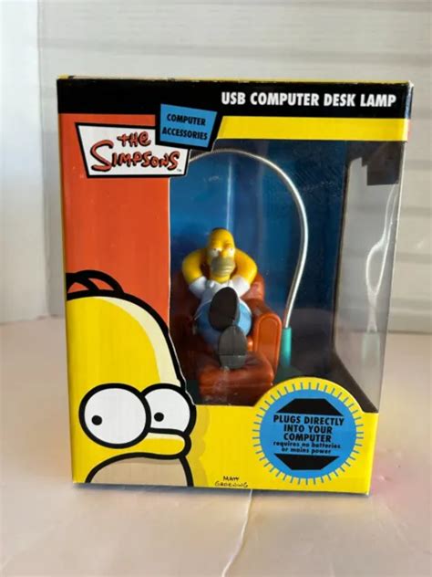 2007 Wesco The Simpsons Homer Usb Computer Desk Lamp 1999 Picclick