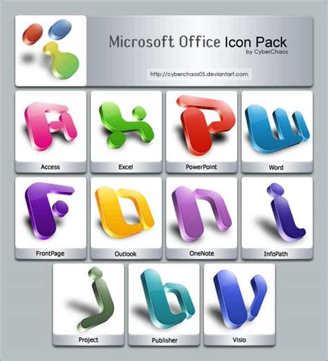 20 Free Microsoft Office Png Icons