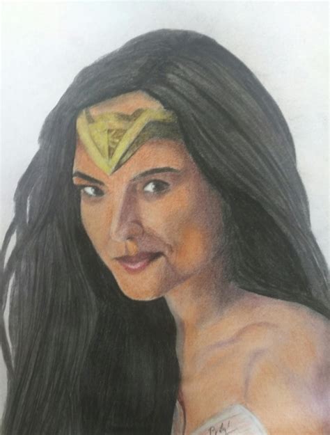 Gal Gadot As Wonder Woman Drawing By Solixious On Deviantart