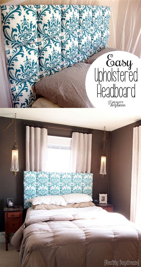 Oct 22, 2019 · create a faux headboard if you don't have the right kind of materials. EASY Upholstered Headboard Tutorial - Reality Daydream
