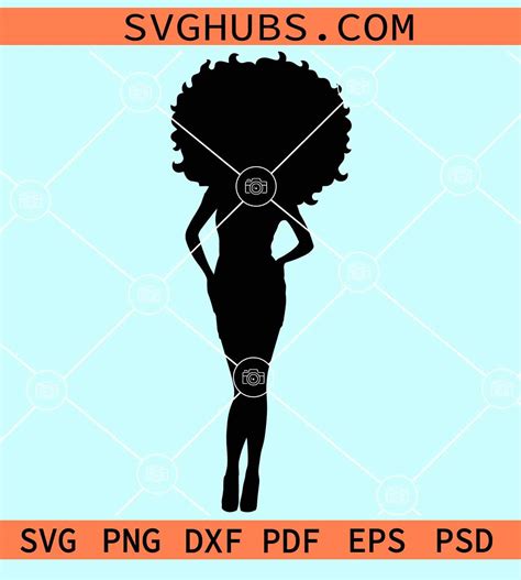 Sexy Afro Woman Silhouette Svg Sexual Silhouette Svg Black Woman Svg Afro Woman Svg Sexy