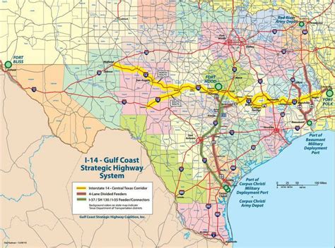 Txdot Will Advance Planning For Gulf Coast Strategic Highway System