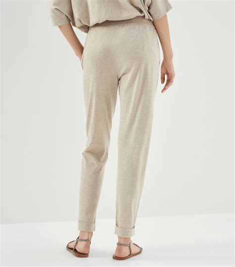 Womens Brunello Cucinelli Neutrals Cashmere Blend Sweatpants Harrods Uk