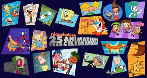 Image Nicktoon 25th Anniversary Sliderpng Nickelodeon Fandom