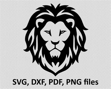 Lion SVG/ Lion DXF/ Lion Clipart/ Lion Files printing design | Etsy
