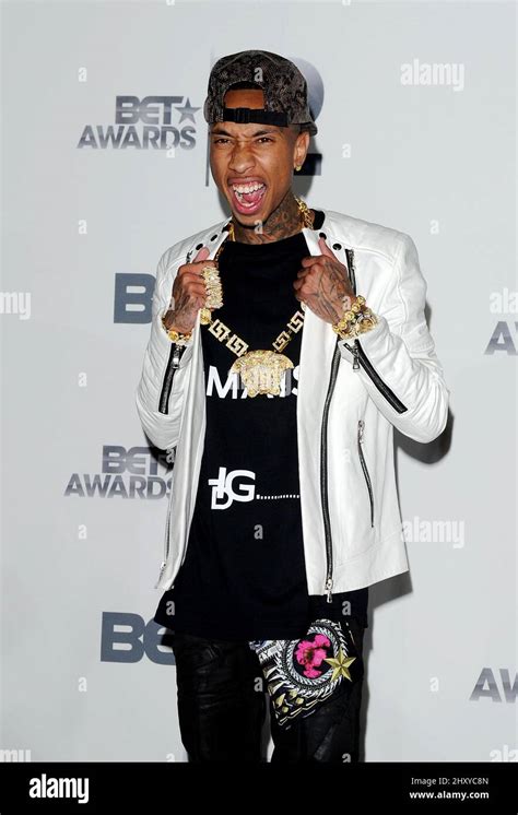 Tyga Backstage At The Bet Awards On Sunday July 1 2012 In Los