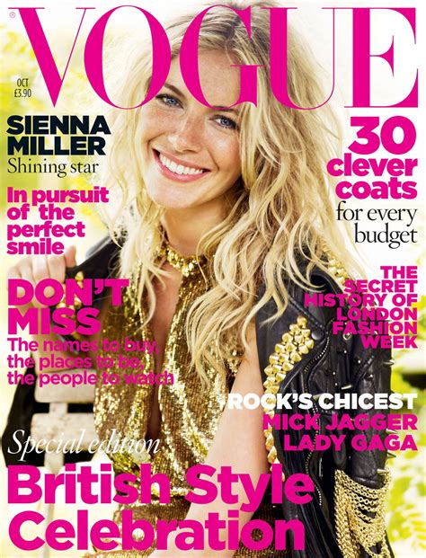 Vogues Covers Sienna Miller