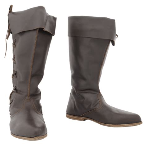 Medieval boots, Medieval shoes, Leather boots png image