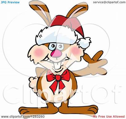 Bunny Rabbit Easter Hat Christmas Wearing Clipart
