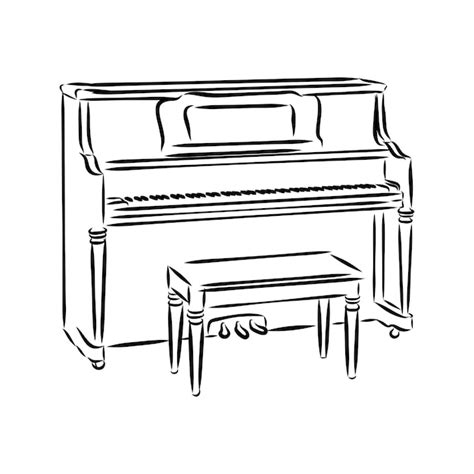 Premium Vector Vector Illustration Of Piano Musical Instrument In