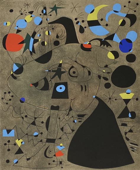 Joan Miró Constellations 1959 Book With Litho And 22 Pochoirs