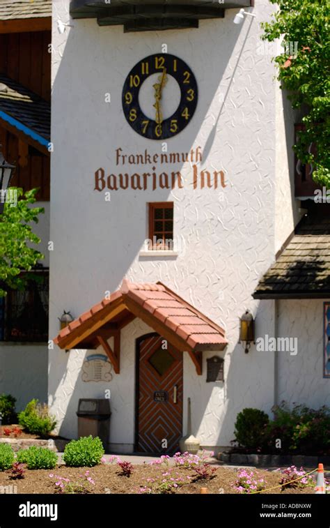 Famous Bavarian Inn At Historical Frankenmuth Michigan Mi Stock Photo