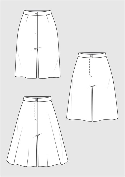 Pattern Basic Divided Skirt Blocks For Women › Mmueller And Sohn
