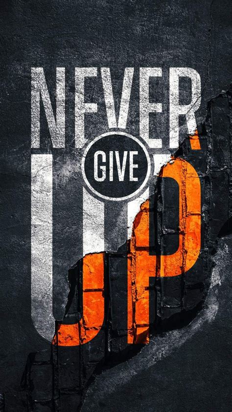 Never Give Up Iphone Wallpaper Wallpaper Quotes Oneplus Wallpapers